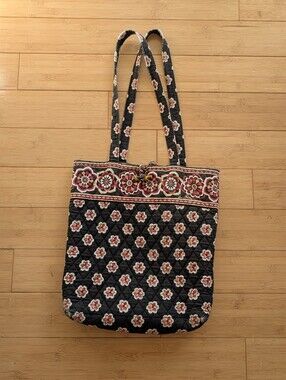 Vera Bradley Quilted Floral Pirouette Tote Bag